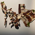 "Dear Motherland –Love, Summer Baby" 2; Papier-mâché on Cardboard