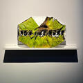 "You Are Here" Banana Leaves on Mirror