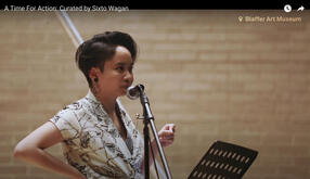 Blaffer Art Museum: A Time for Action @ 52:22, 2021